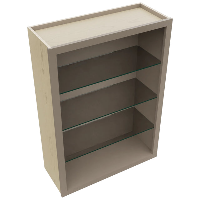 Fabuwood Oyster NDW3042 Wall Standard No Door Cabinet, Top View