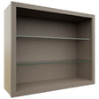 Fabuwood Oyster NDW3630 Wall Standard No Door Cabinet, Front View