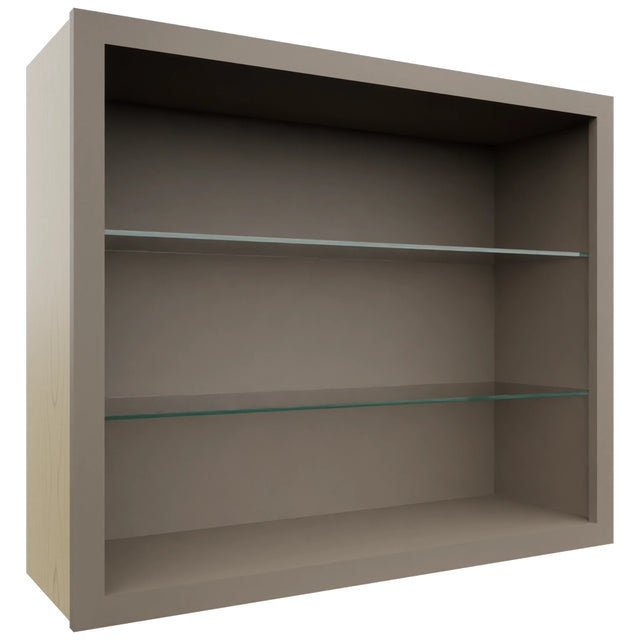 Fabuwood Oyster NDW3630 Wall Standard No Door Cabinet, Front View