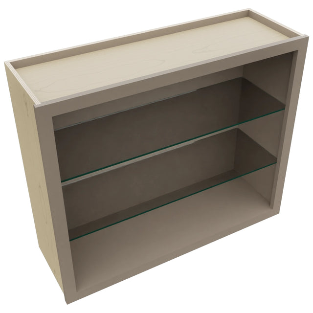 Fabuwood Oyster NDW3630 Wall Standard No Door Cabinet, Top View