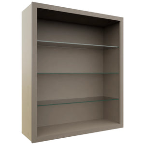 Fabuwood Oyster NDW3642 Wall Standard No Door Cabinet, Front View