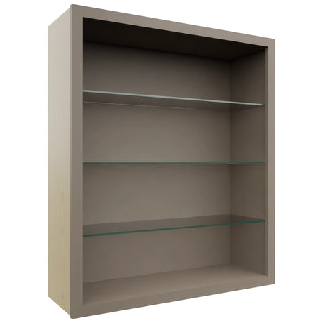 Fabuwood Oyster NDW3642 Wall Standard No Door Cabinet, Front View