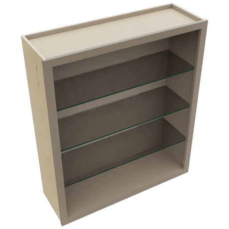 Fabuwood Oyster NDW3642 Wall Standard No Door Cabinet, Top View