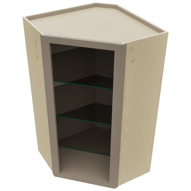 Fabuwood Oyster NDWDC2442 Wall Corner Diagonal No Door Cabinet, Top View