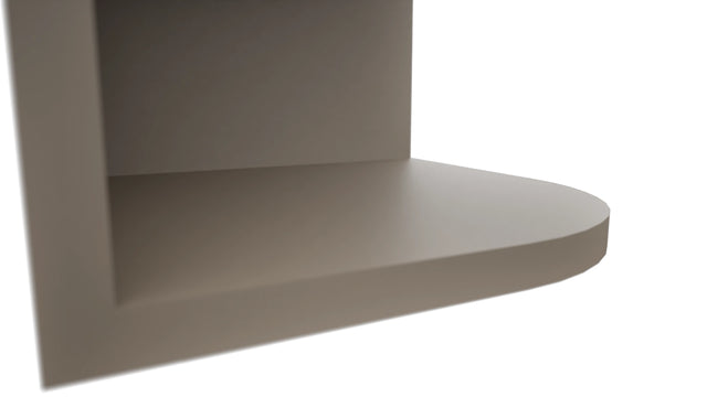 Fabuwood Oyster OE1230 Wall Open End Cabinet, Detail View