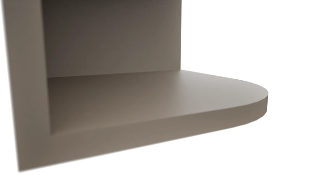 Fabuwood Oyster OE1236 Wall Open End Cabinet, Detail View