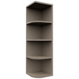 Fabuwood Oyster OE1242 Wall Open End Cabinet, Front View