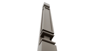 Fabuwood Oyster PP-BASE Base Pilaster, Detail View