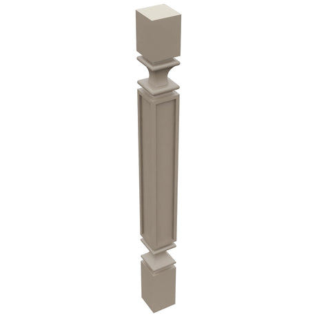 Fabuwood Oyster SP3X3 Base Post, Top View