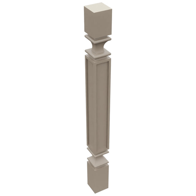 Fabuwood Oyster SP3X3 Base Post, Top View