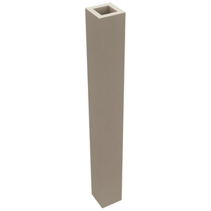 Fabuwood Oyster SQP36 Base Post, Top View