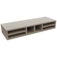 Fabuwood Oyster WO366 Wall Organizer Rack, Front View