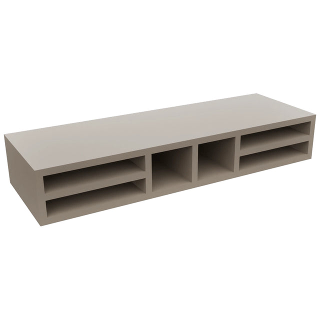 Fabuwood Oyster WO366 Wall Organizer Rack, Front View