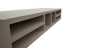 Fabuwood Oyster WO366 Wall Organizer Rack, Detail View
