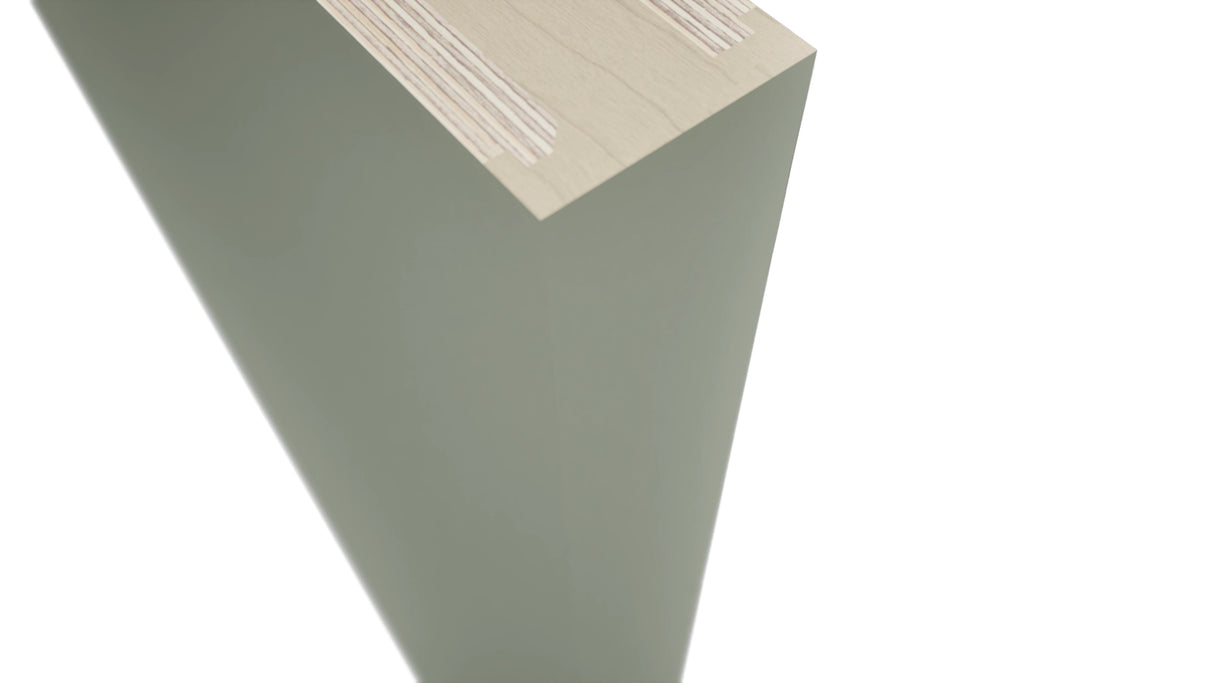Fabuwood Pistachio Green CLM-96 Panel, Detail View