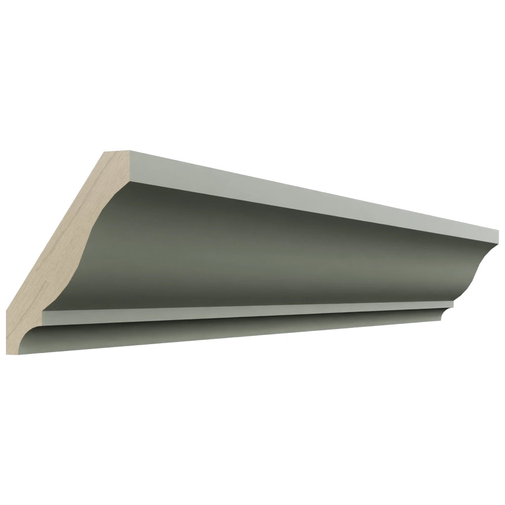 Fabuwood Pistachio Green CM-6 Molding, Front View