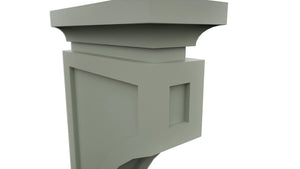Fabuwood Pistachio Green CMCB Corbel, Detail View