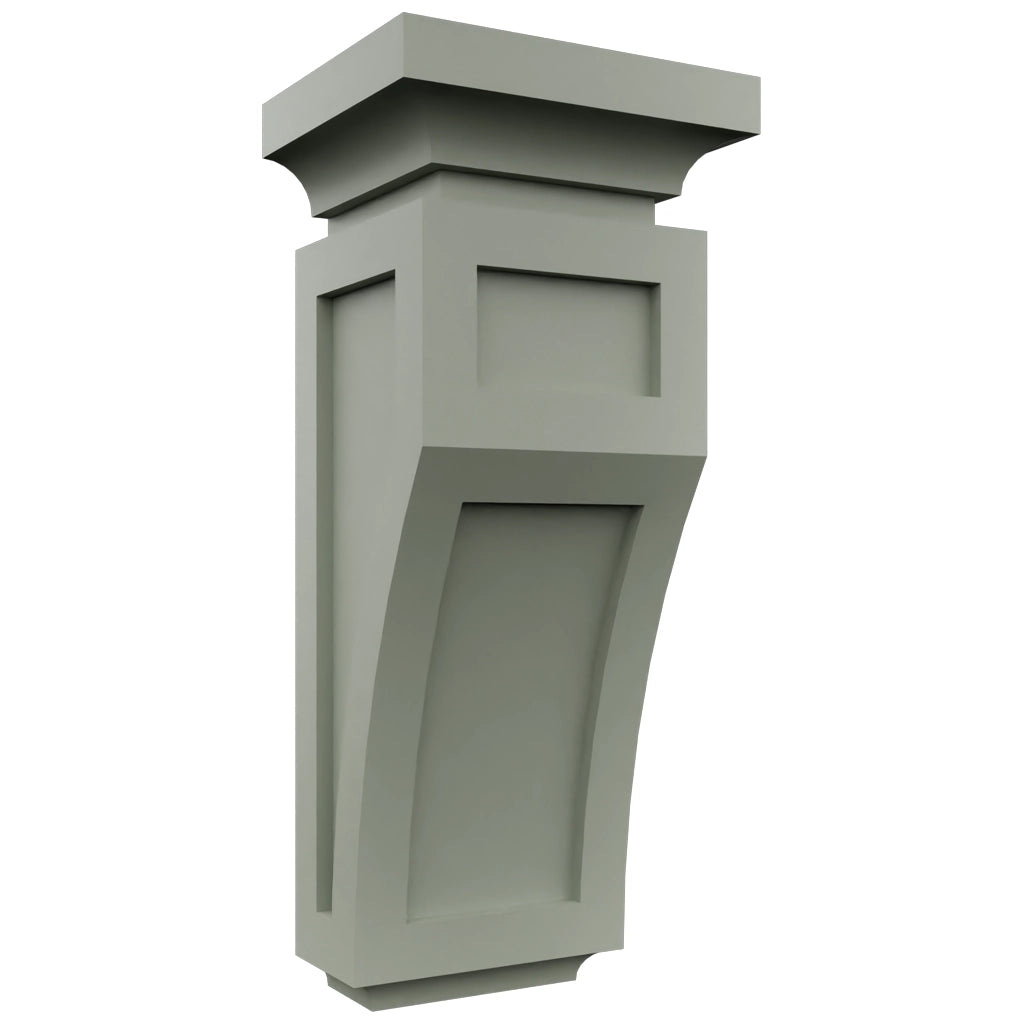 Fabuwood Pistachio Green CML Corbel, Front View