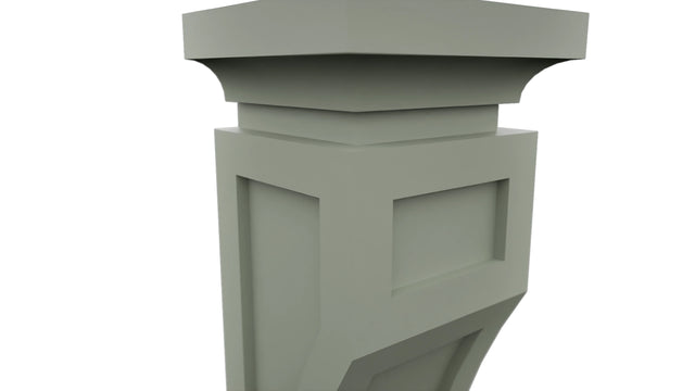 Fabuwood Pistachio Green CML Corbel, Detail View