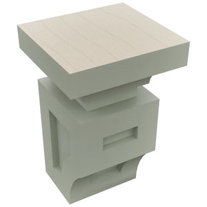 Fabuwood Pistachio Green CMS Corbel, Top View