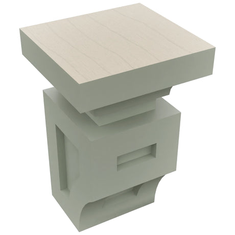 Fabuwood Pistachio Green CMS Corbel, Top View