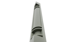 Fabuwood Pistachio Green CP36 Base Post, Detail View