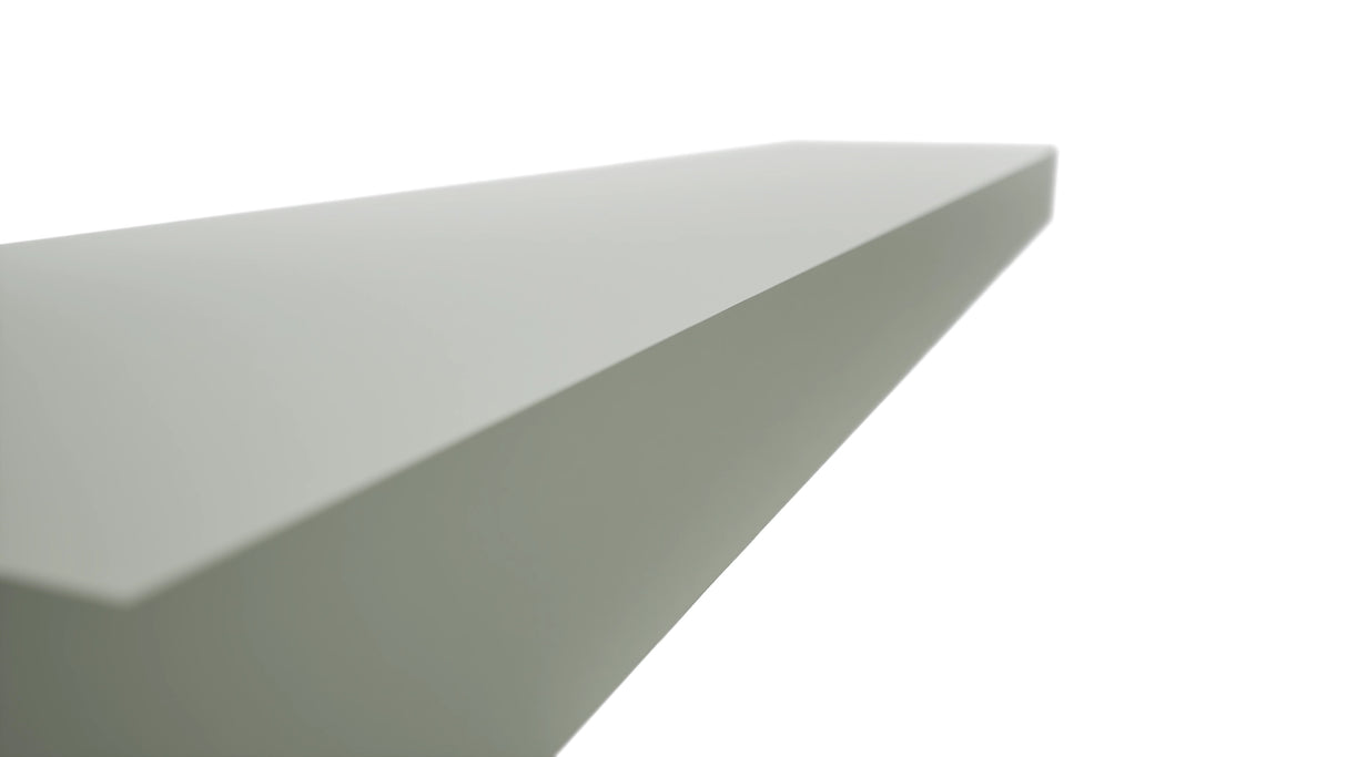 Fabuwood Pistachio Green FLS42 Wall Floating Shelf, Detail View