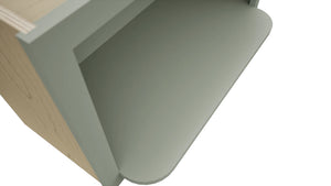MW3018 ( Wall | Microwave Shelf Cabinet - 3"W X 18"H X 12"D ) | Pistachio Green