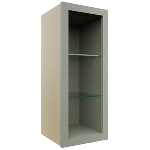 Fabuwood Pistachio Green NDW1230 Wall Standard No Door Cabinet, Front View