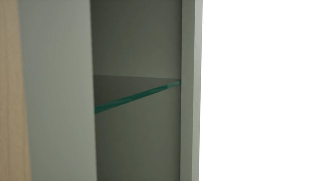Fabuwood Pistachio Green NDW1230 Wall Standard No Door Cabinet, Detail View