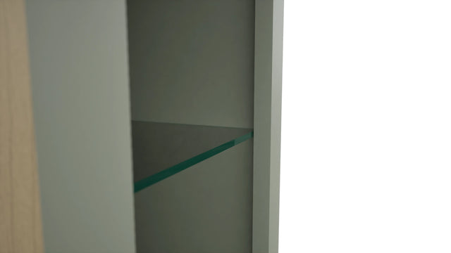 Fabuwood Pistachio Green NDW1236 Wall Standard No Door Cabinet, Detail View