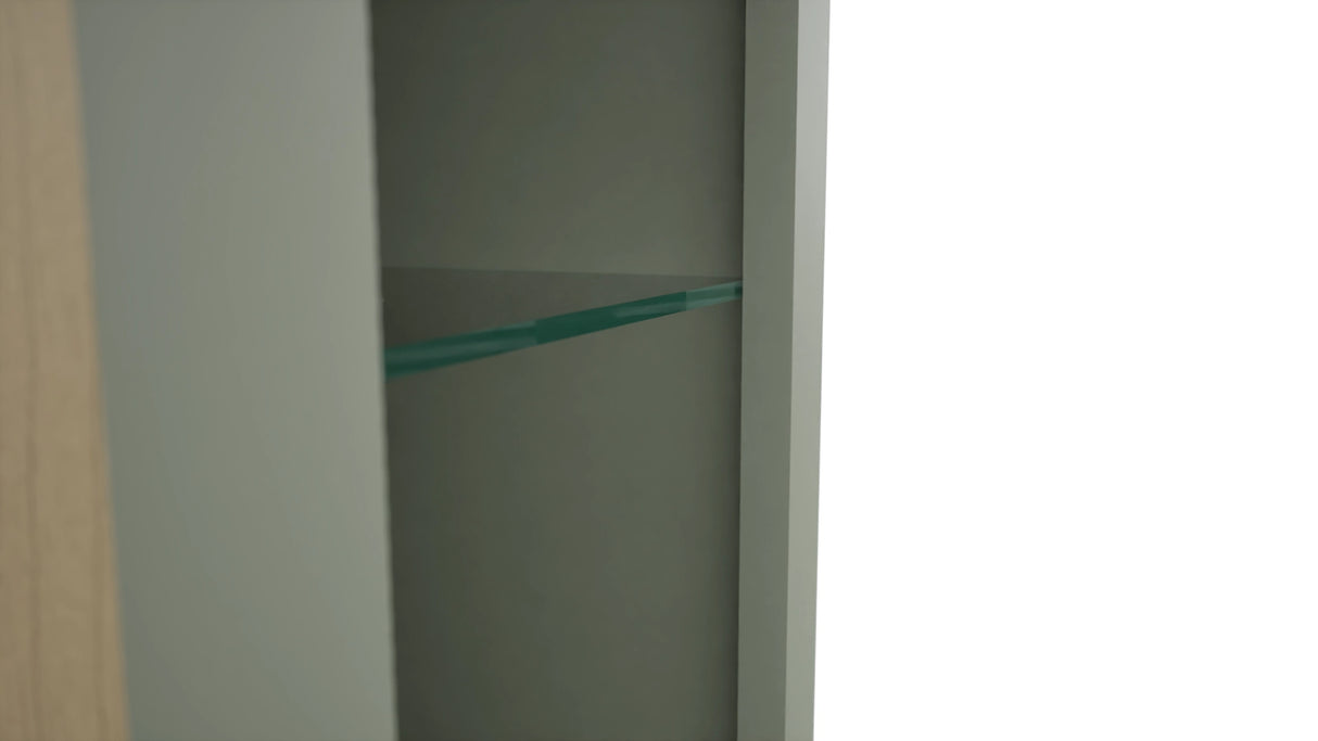 Fabuwood Pistachio Green NDW1242 Wall Standard No Door Cabinet, Detail View