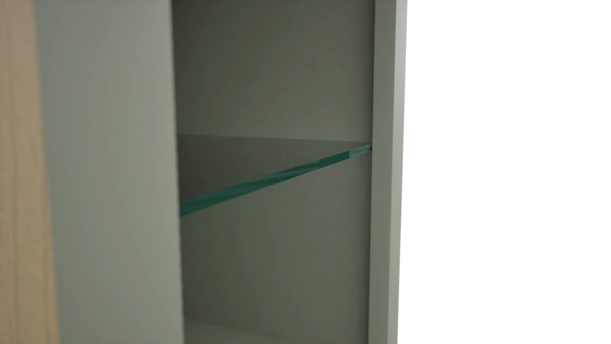 Fabuwood Pistachio Green NDW1530 Wall Standard No Door Cabinet, Detail View