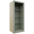 Fabuwood Pistachio Green NDW1536 Wall Standard No Door Cabinet, Front View