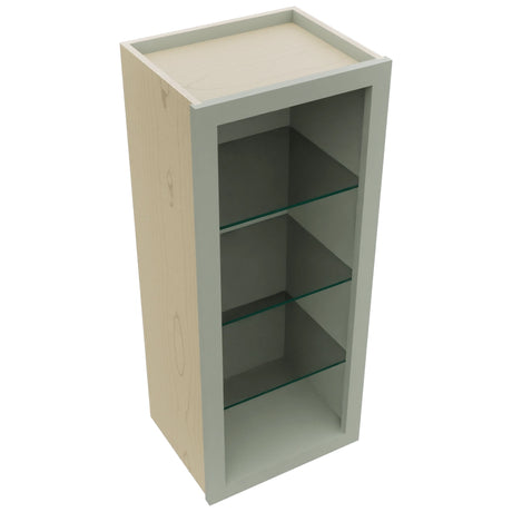 Fabuwood Pistachio Green NDW1536 Wall Standard No Door Cabinet, Top View
