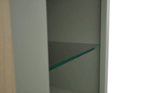 Fabuwood Pistachio Green NDW1536 Wall Standard No Door Cabinet, Detail View