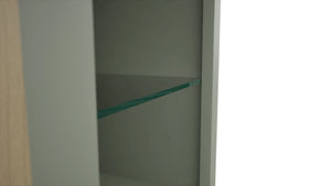 Fabuwood Pistachio Green NDW1539 Wall Standard No Door Cabinet, Detail View
