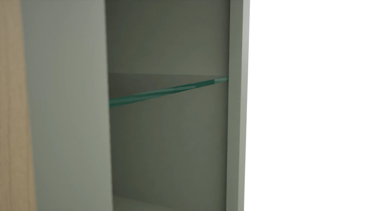 Fabuwood Pistachio Green NDW1542 Wall Standard No Door Cabinet, Detail View