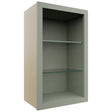 Fabuwood Pistachio Green NDW1830 Wall Standard No Door Cabinet, Front View