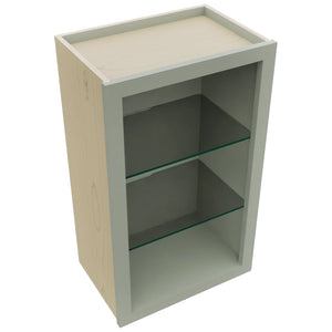 Fabuwood Pistachio Green NDW1830 Wall Standard No Door Cabinet, Top View