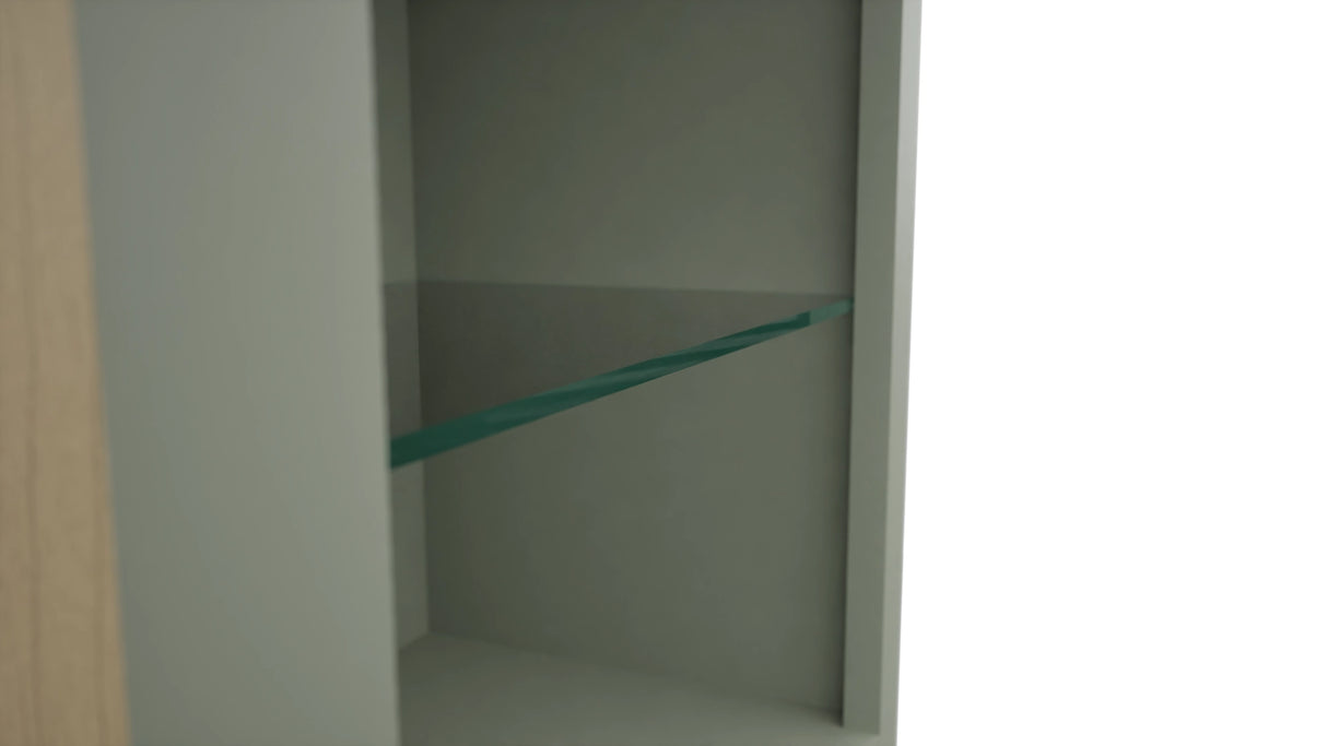 Fabuwood Pistachio Green NDW1830 Wall Standard No Door Cabinet, Detail View