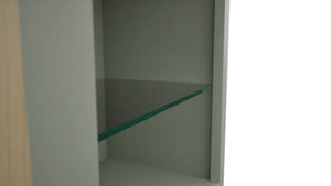 Fabuwood Pistachio Green NDW1836 Wall Standard No Door Cabinet, Detail View