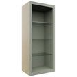 Fabuwood Pistachio Green NDW1842 Wall Standard No Door Cabinet, Front View