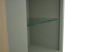 Fabuwood Pistachio Green NDW1842 Wall Standard No Door Cabinet, Detail View