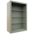 Fabuwood Pistachio Green NDW2436 Wall Standard No Door Cabinet, Front View