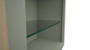 Fabuwood Pistachio Green NDW2436 Wall Standard No Door Cabinet, Detail View