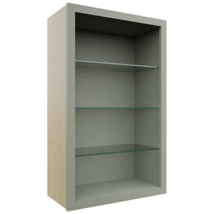 Fabuwood Pistachio Green NDW2439 Wall Standard No Door Cabinet, Front View