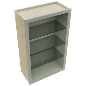 Fabuwood Pistachio Green NDW2439 Wall Standard No Door Cabinet, Top View