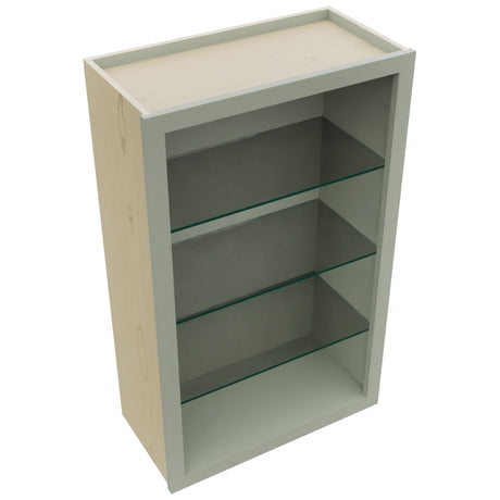 Fabuwood Pistachio Green NDW2439 Wall Standard No Door Cabinet, Top View