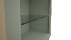 Fabuwood Pistachio Green NDW2439 Wall Standard No Door Cabinet, Detail View